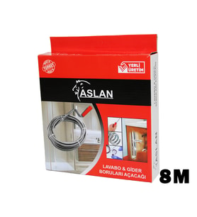 8MT SUSTA SPRAL LAVABO - GİDER AÇAR