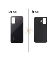 Yapıştırıcı Poco F7 Siyah Yapıştırıcı Arka Pil Kapağı Batarya Kapağı + Yapıştırıcı ve Vida Seti