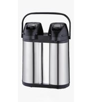1240XL İkili Çelik Termos Çiftli 1.9 + 1.9 Lt Çay Su Termosu