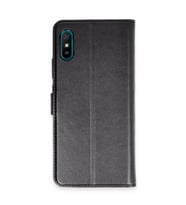 Xiaomi Redmi 9a Kılıf Trend S Plus Kapaklı Kılıf - Siyah