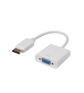 HYTECH HY-DS15 0.15metre DP-VGA (D) Görüntü Adaptörü Beyaz