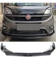 Fiat Doblo D4 Ön Lip Parlak Siyah 3 Prç Brabus Kırılmaya Dayanıklı ABS