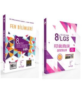 KARE KÖK YAYINLARI LGS 8.SINIF FEN BİLİMLERİ SORU BANKASI + FEN BİLİMLERİ 20'Lİ DENEME