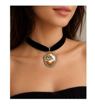 İznik Çini Desenli El Yapımı Vintage Kadın Choker