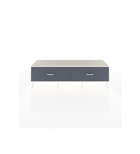 Hyperion TV Ünitesi 2 Çekmeceli  176x44x51 Antrasit-Aytaşı/Antrasit