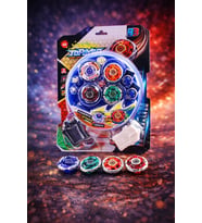 Metal Fusion Tornado Clash 5D Arenalı 4’lü Beyblade Oyuncak Seti Çift Fırlatıcılı Set