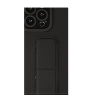 Apple İphone 13 Pro Max Kılıf Mega Standlı Silikon - Siyah