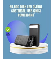Tüm Cihazlarla Uyumlu 50.000 Mah – Yüksek Kapasiteli, Led Gösterge Akıllı Koruma Fonksiyonlu