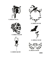 Sıradışı Hayatlar Geçici Dövme Şablonları Seti Spreysiz