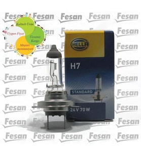 Fesanotomotiv Hella 24 Volt H7 Far Ve Sis Ampulü 70W 8Gh178555251