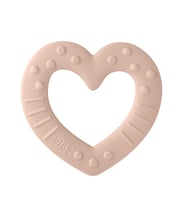 BIBS Baby Bitie Diş Kaşıyıcı - Blush Kalp
