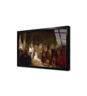 Capitol Rotunda Çerçeveli Cam Tablo