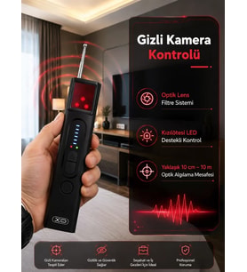 Gizli Kamera GPS ve RF Sinyal Tespit Cihazı