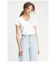 Levi's Beyaz V Yaka Kadın T-Shirt - A3170-0010 (Turuncu)