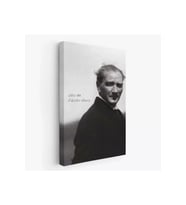 Atatürk Portre Tablosu Mustafa Kemal Atatürk Dikdörtgen Dekoratif Kanvas Tablo-FD-128