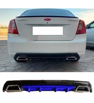 Chevrolet Lacetti Mavi Difüzör Çiftli Kare Egzoz Görünümlü D Tip Difizör