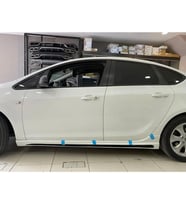 Opel Astra J Rieger Yan Marşpiyel Seti Mat Siyah Plastik 2 Adet