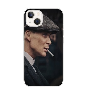 Iphone 14 PLUS Uyumlu Thomas Shelby Tasarımlı Şeffaf Telefon Kılıfı