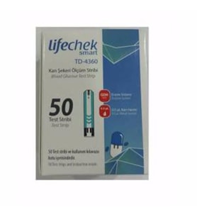 Lifechek Smart TD-4360 Kan Şekeri Ölçüm Stribi - 50 Strip