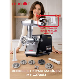 MUSULLU 2700w Rende Seti Hediyeli Et Kıyma Makinesi
