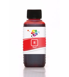 QC Canon Pixma Pro 9000 Mark II Yazıcı Uyumlu Kartuş Mürekkebi   Pro Serisi 100ml R Dye Kırmızı