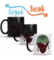 Sobrevivente Zumbi Sihirli Kupa Bardak Porselen