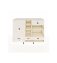 Kronos Dolap 12 Raflı 4 Çekmeceli 4 Kapaklı 220x59x163 Aytaşı-Aytaşı