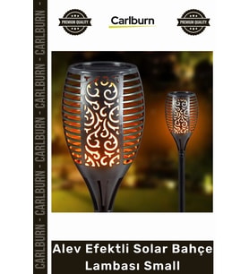 #Solar Güneş Enerjili Dekoratif Su Geçirmez Dış Mekan Led Alev Efektli Solar Bahçe Lambası Small