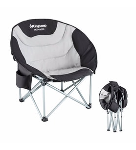 KingCamp MOONGAZER SANDALYE (BLACK/GREY) (STD)