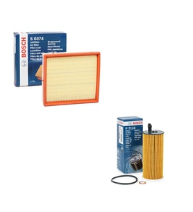 Bosch Filtre Bakım Seti BMW 4 SERİSİ F32 F36 420 d Dizel 184 Beygir 2013-2015 Hava + Yağ filtre