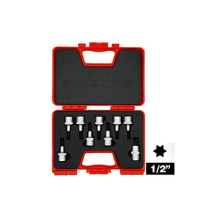 İzeltaş 1/2 Lokmalı Torx Uç Takımı (60mm 9 Parça) - 1113006009