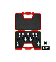 İzeltaş 1/2 Lokmalı Torx Uç Takımı (60mm 9 Parça) - 1113006009
