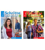 Schritte International Neu 2 ( A1.2 ) + Schritte International Neu 3 ( A2.1 ) Kurs Und Arbeitsbuch + Ar Teknolojisi Ile Kolay Öğrenme