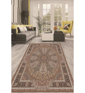 Dijital Kaymaz Taban Yıkanabilir Modern Renkli Salon Halısı Mutfak Halısı Yolluk ND-HT-53 (Çok Renkli)