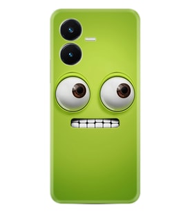 Vivo Y22S Kılıf Resimli Desenli Silikon Platinium Series Green 1832