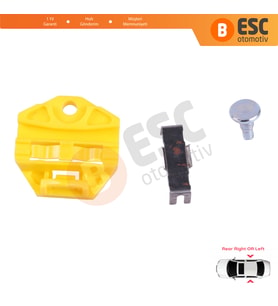 Opel Astra G Mercedes E W210 S210 Saab 9-3 MK1 900 NG 2107301646 90521877 İçin Arka Cam Kriko Klipsi