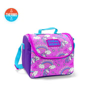 Coral High Kids Mor Açık Pembe Unicorn Desenli Thermo Beslenme Çantası 22734