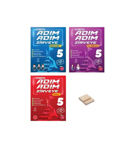 5. Sınıf Adım Adım Zirveye Matematik Fen Bilimleri ve Türkçe 3lü Set