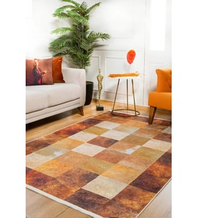 Dijital Kaymaz Yıkanabilir Patchwork Salon Halısı Mutfak Halısı Koridor Halısı Yolluk HLN189