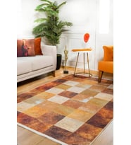 Dijital Kaymaz Yıkanabilir Patchwork Salon Halısı Mutfak Halısı Koridor Halısı Yolluk HLN189