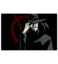 Cakatablo Sıra Dışı V for Vendetta MDF Tablo