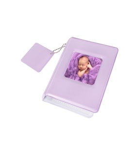 Nobbystar 41 Fotoğraf Kapasiteli İnstax Mini Polakart Mor Fotoğraf Albümü
