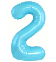 Beysüs Mavi 2 Rakam Folyo Balon 80 cm