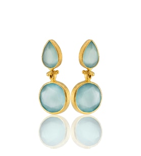 Kadir Jewellery 22 Ayar Altın Kaplama Vintage Küpe -El İşçiliği Ve Hipoalerjenik Küpe