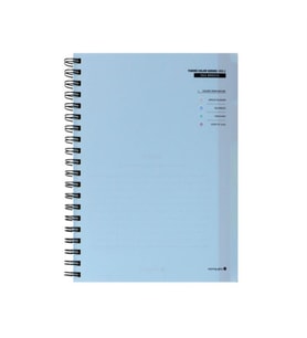 Morning Glory 8000 Çizgili Defter 26,2x19 cm Mavi 11210-88729