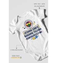 Babaya Özel Kısa Kollu Bebek Body %100 Pamuk