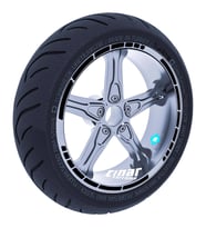 Moto GP Stili Jet Siyah Jant Şeridi Sticker Çınar Extreme