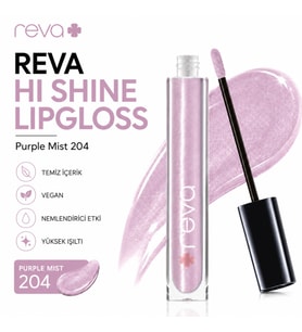 Işıltılı Dudak Parlatıcısı - Hi-shine Lip Gloss Purple Mist - No: 204 - Vegan & Temiz Içerik