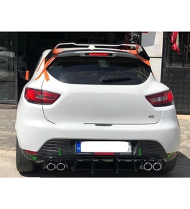 Renault Clio 4 Difüzör Lüx Tip İthal Ultra Parlak Siyah Difizör