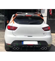 Renault Clio 4 Difüzör Lüx Tip İthal Ultra Parlak Siyah Difizör